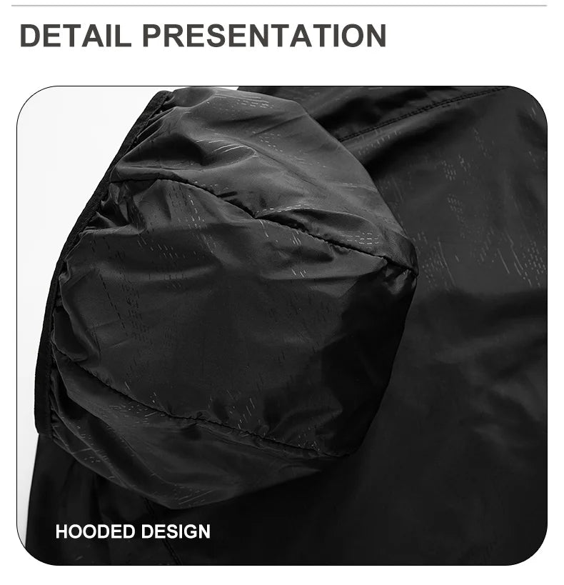 Chaqueta de senderismo JNLN para hombre y mujer, impermeable, con protección solar, cortavientos, unisex, para camping, escalada, para exteriores, impermeable, ropa portátil