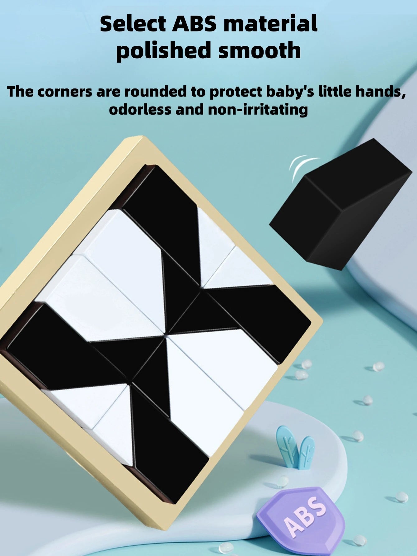 Jouets éducatifs de puzzle de blocs de construction cachés, entraînement de la capacité de réflexion spatiale et d'imagination, jeu interactif parent-enfant