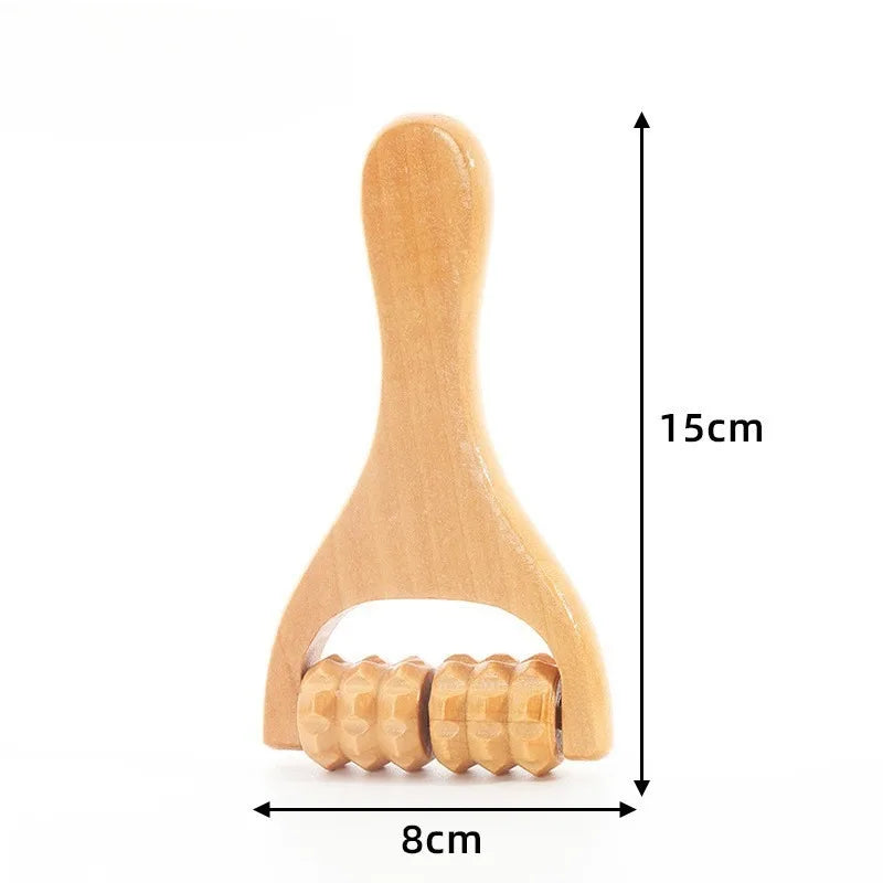 Kit de herramientas de masaje facial de madera, juego de herramientas para esculpir la cara, masajeador facial para el cuidado de la piel, ventosas, rodillo facial para contornear