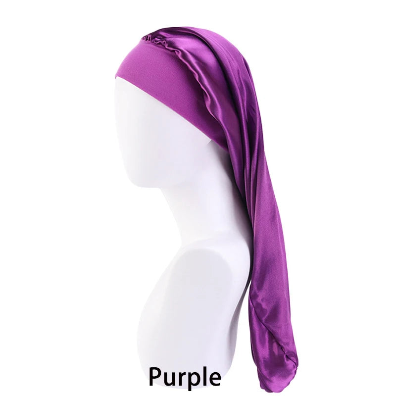 Extra Long Satin Bonnet