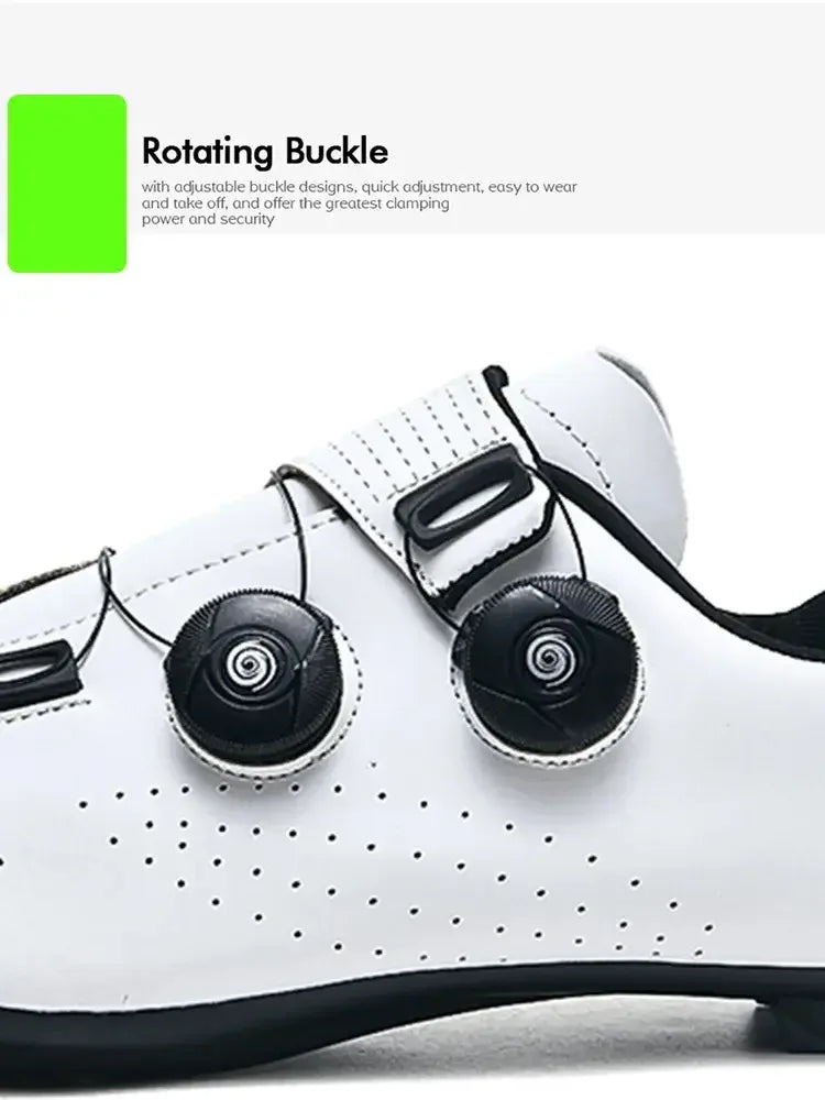 Zapatillas de Ciclismo MTB de Hombre, Botas de Ciclismo de Carretera Deportivas, Zapatillas de Velocidad Planas para Competición, Zapatillas de Montaña para Senderismo, Calzado de Bicicleta, Zapatillas de Ciclismo con Pedal SPD