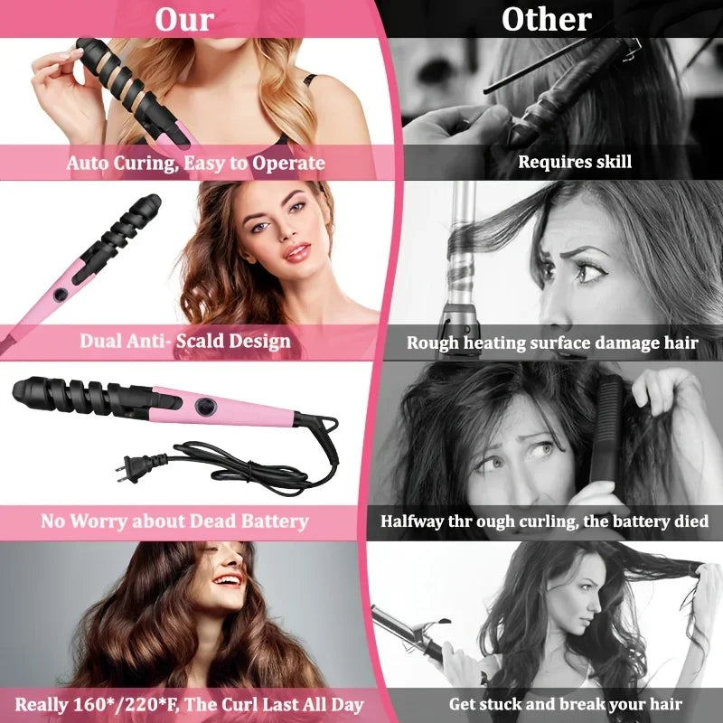 2-in-1 Auto Curling Iron