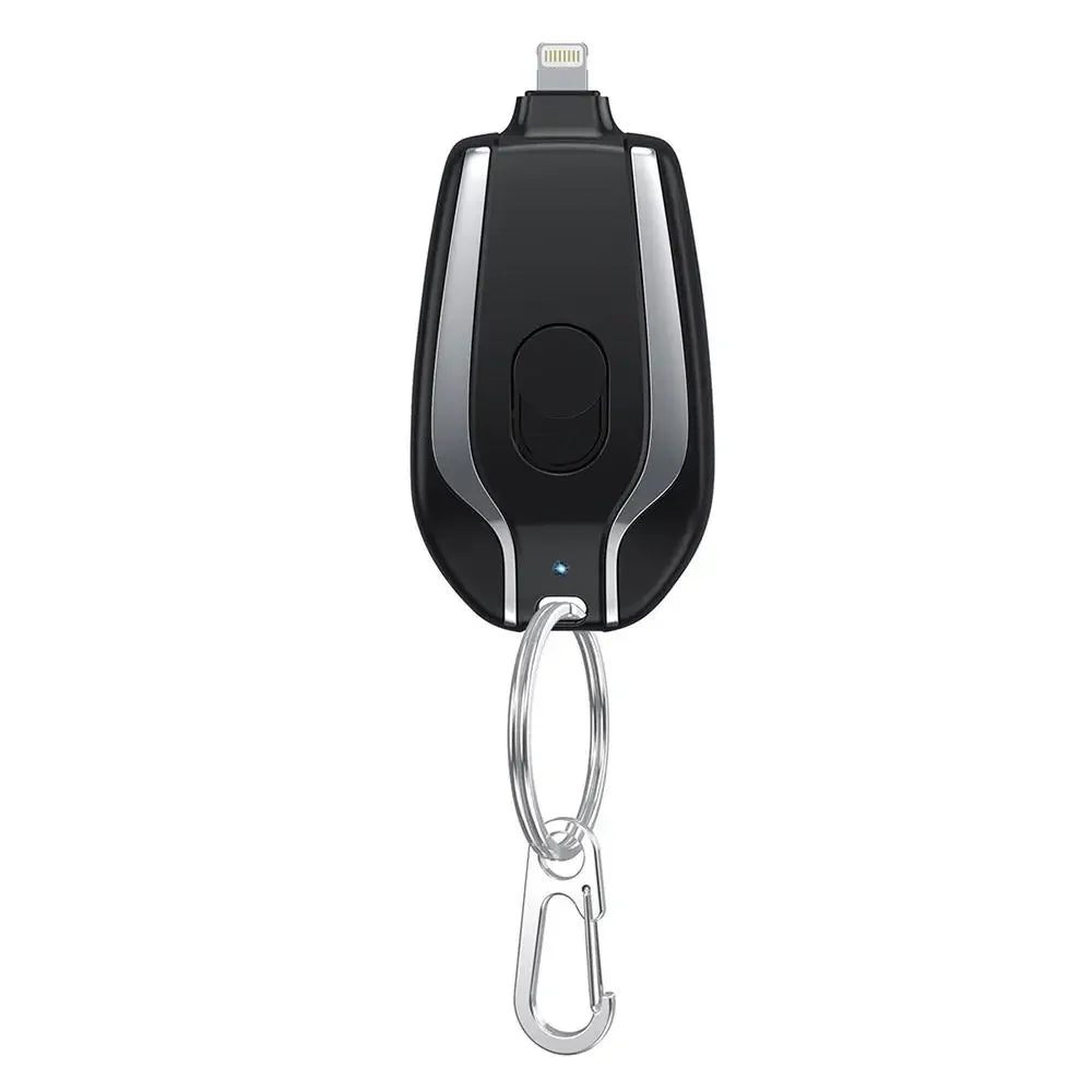 Power Bank Portátil de 1500mAh Mini Llavero Para Android Cargador de Emergencia Cargador Portátil