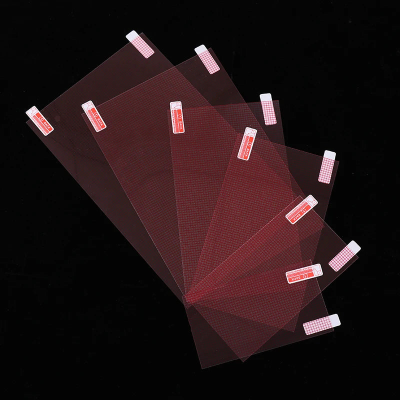 Lot de 2 films de protection d'écran universels pour smartphone, tablette, GPS, 5/6/7/8/9/10 pouces, anti-poussière et anti-rayures