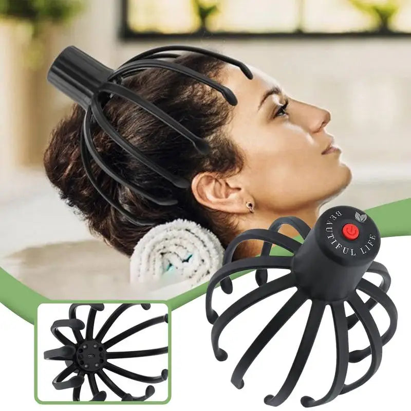 Electric Octopus Scalp Massager – Relax, Release, Recharge