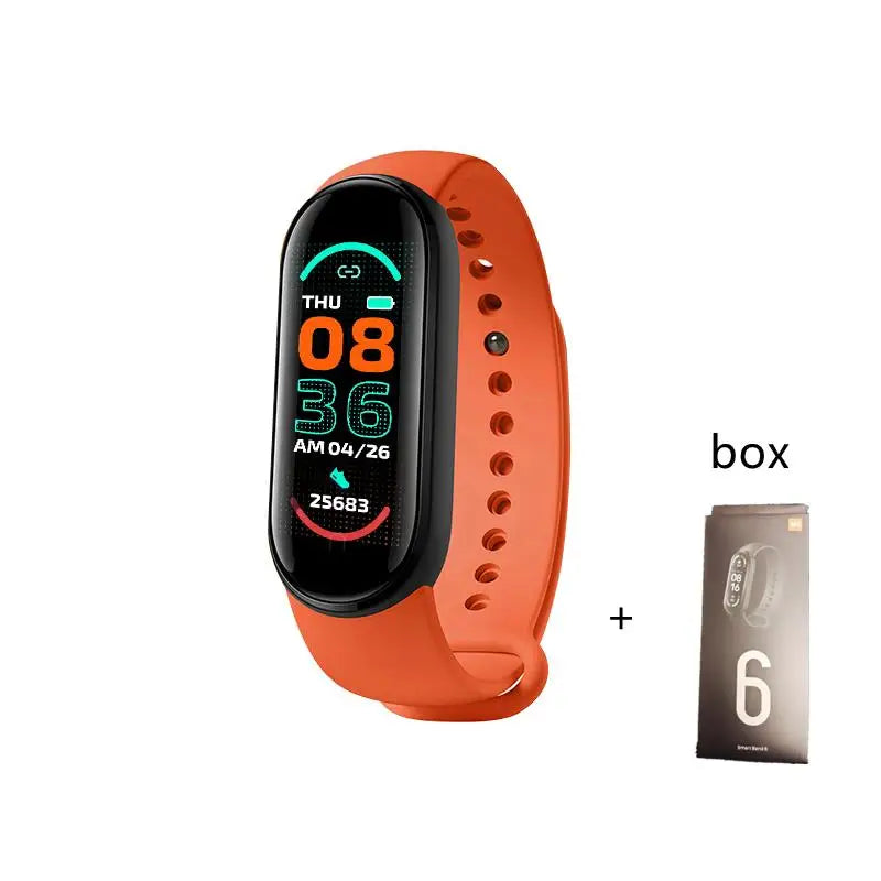 M6 Smart Watch Men's Women's Multi-function Watches Fitness Bracelet Tracker Heart Rate Monitor Waterproof Sport Smartwatch Band
