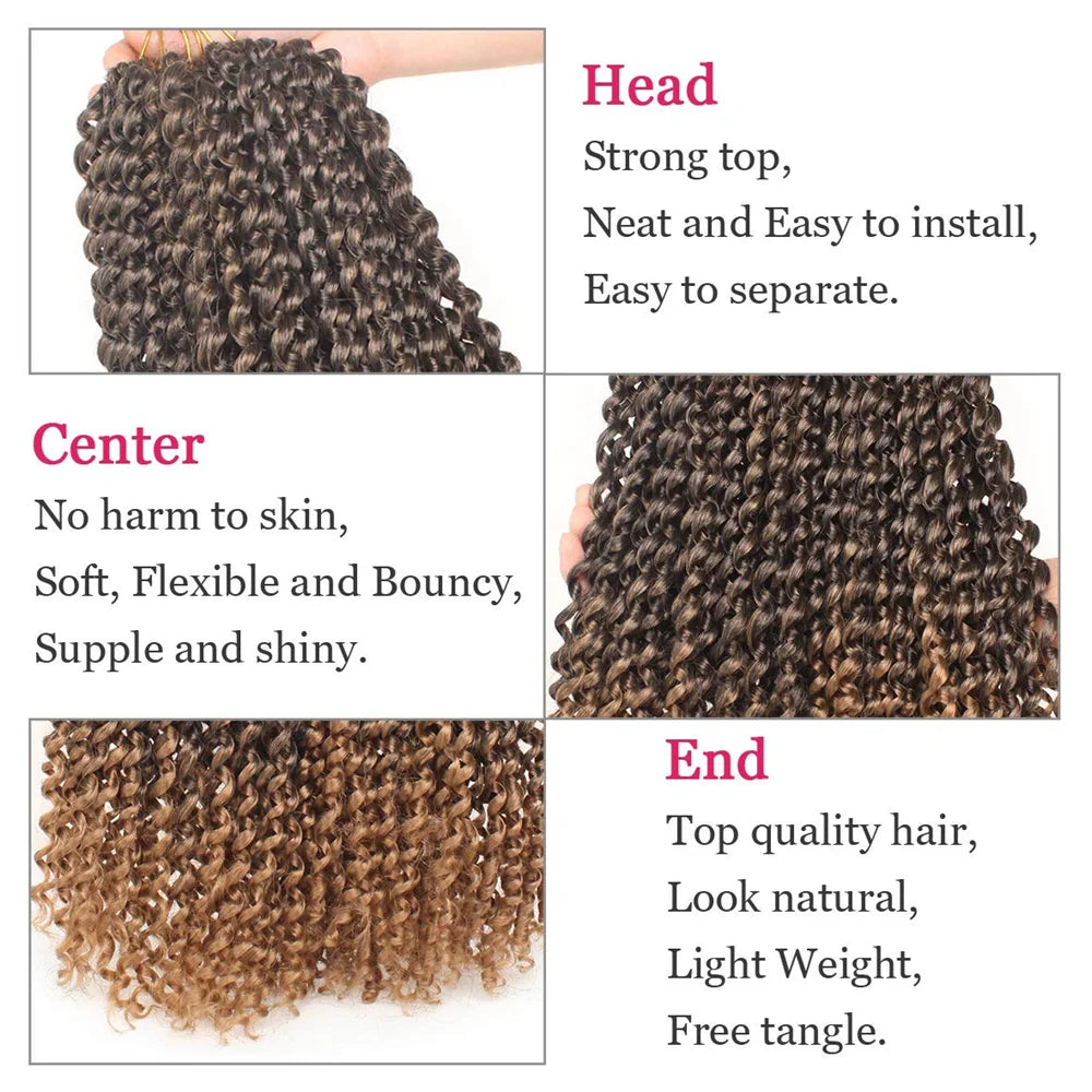 Cabello de ganchillo tipo Passion Twist