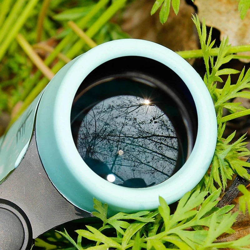 Télescope binoculaire professionnel 4 x 30 mm pour enfants, télescope éducatif et pliable pour l'observation des oiseaux
