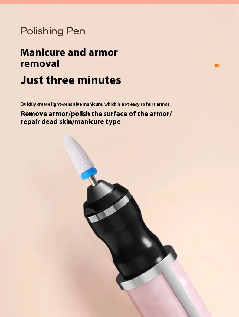 Nail art tools professional set electrical adjustment Rechargeable Electric Nail Grinder Nail Art Tools sets for Home Salon