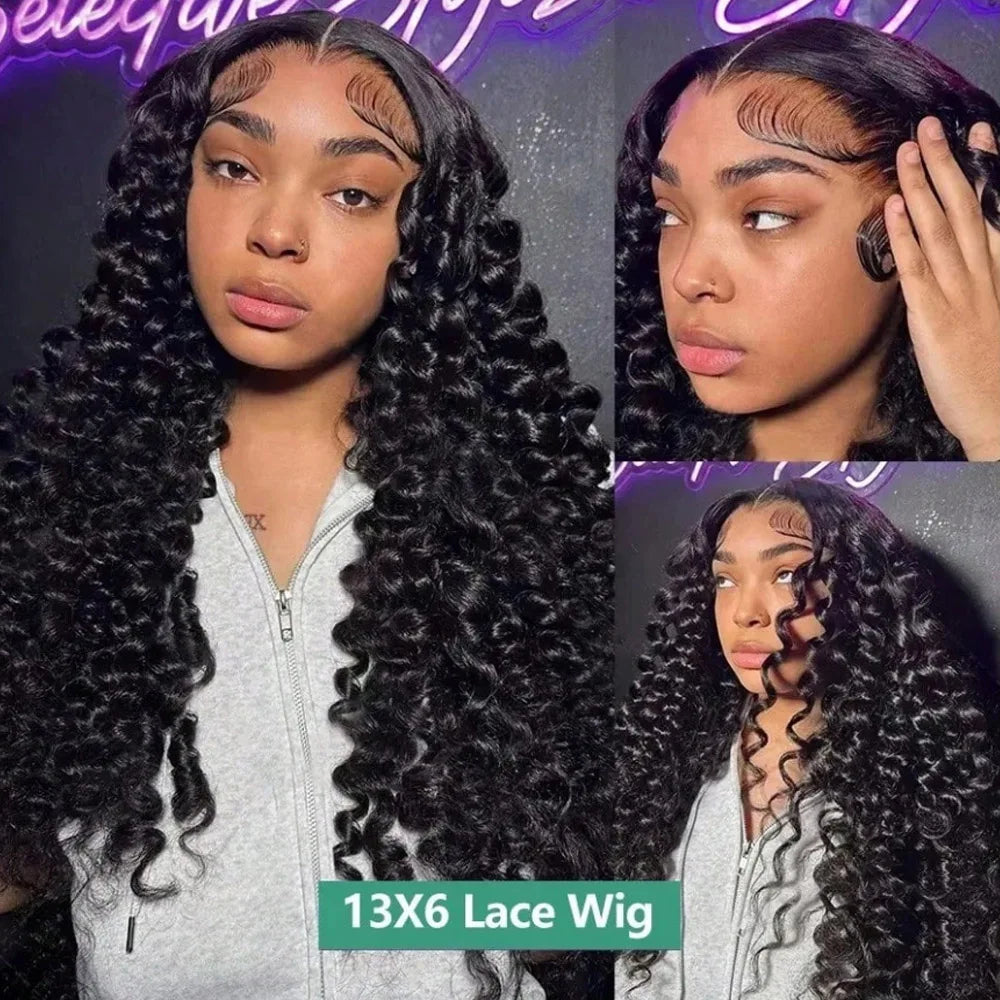 Deep Wave Lace Front Wig
