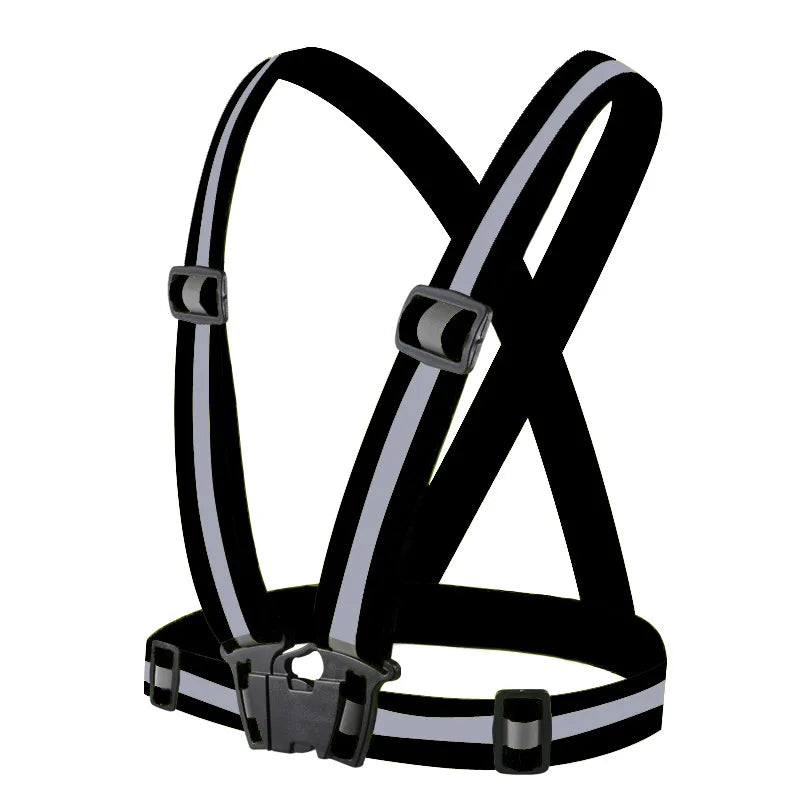Chaleco reflectante de seguridad para caminar de noche al aire libre (1 o 2 unidades), de alta visibilidad, ajustable, ligero, para ciclismo, impermeable, para correr