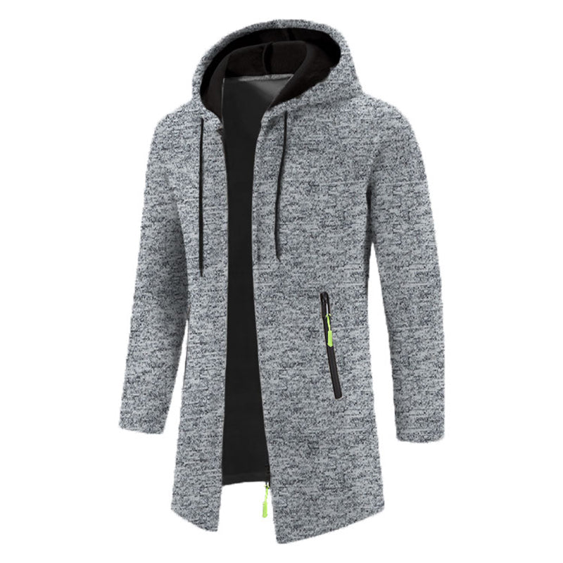 Sudaderas para hombre - Sudaderas con capucha de manga larga para hombre - Sudadera con capucha y cremallera para hombre - Abrigo de invierno oversize para hombre - Suéter negro