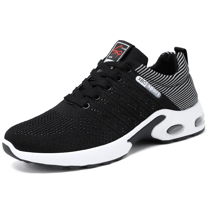 Zapatos de hombre primavera nueva tendencia zapatos de hombre transpirables con cordones zapatillas de correr versión coreana de zapatos ligeros casuales para caminar hombre