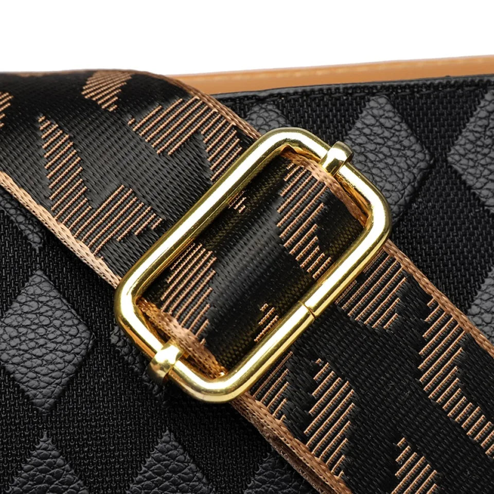 Bolsos de lujo para mujer, bolsos de diseñador, bolsos cruzados para mujer, bandoleras de cuero suave Pu para madre, bolsos de mano de 3 capas