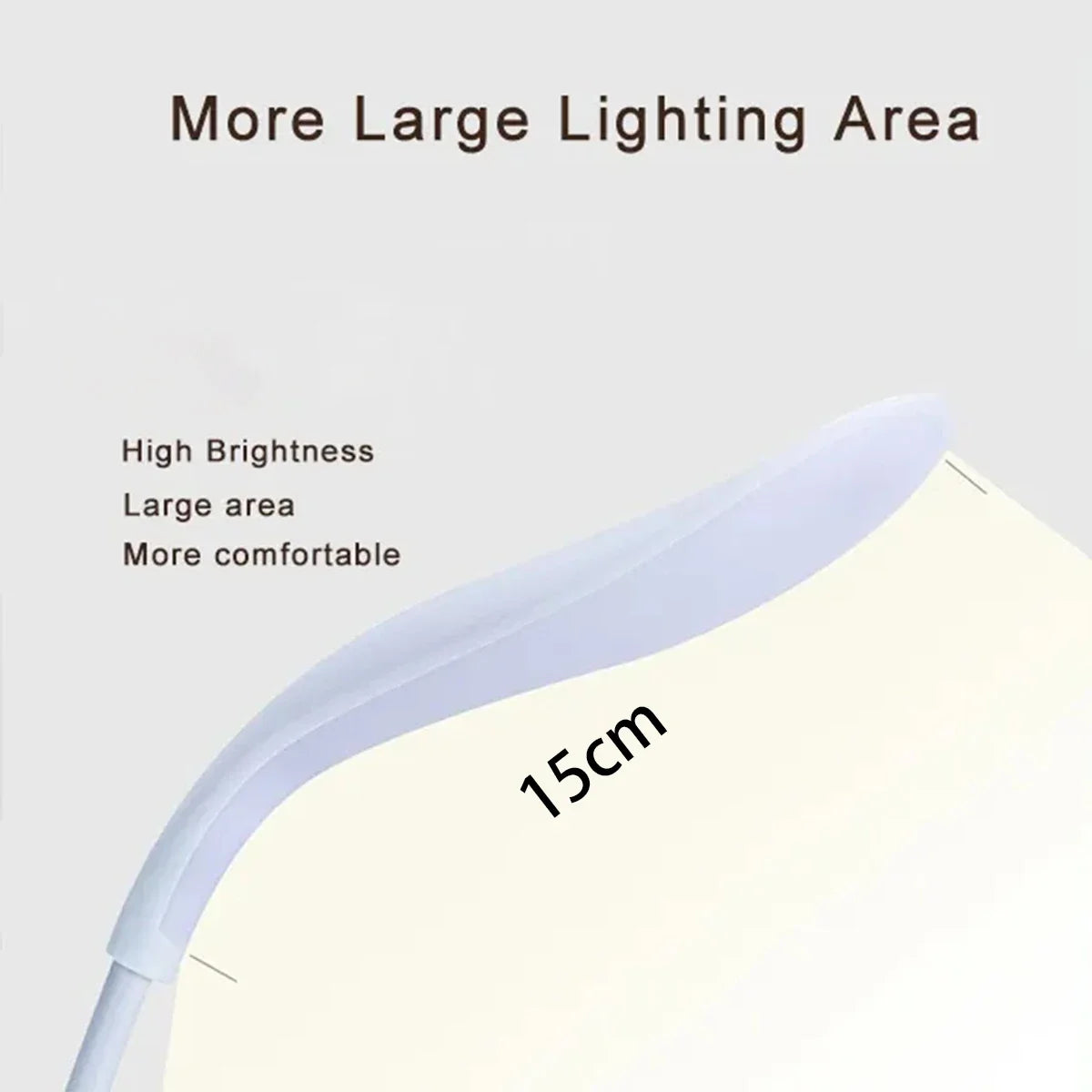 Lámpara de Escritorio LED de Lectura, Lámpara de Escritorio Portátil, Luz de Mesa con Carga USB, Atenuación Táctil, Protección Ocular para Estudiar, Iluminación para Habitación u Oficina