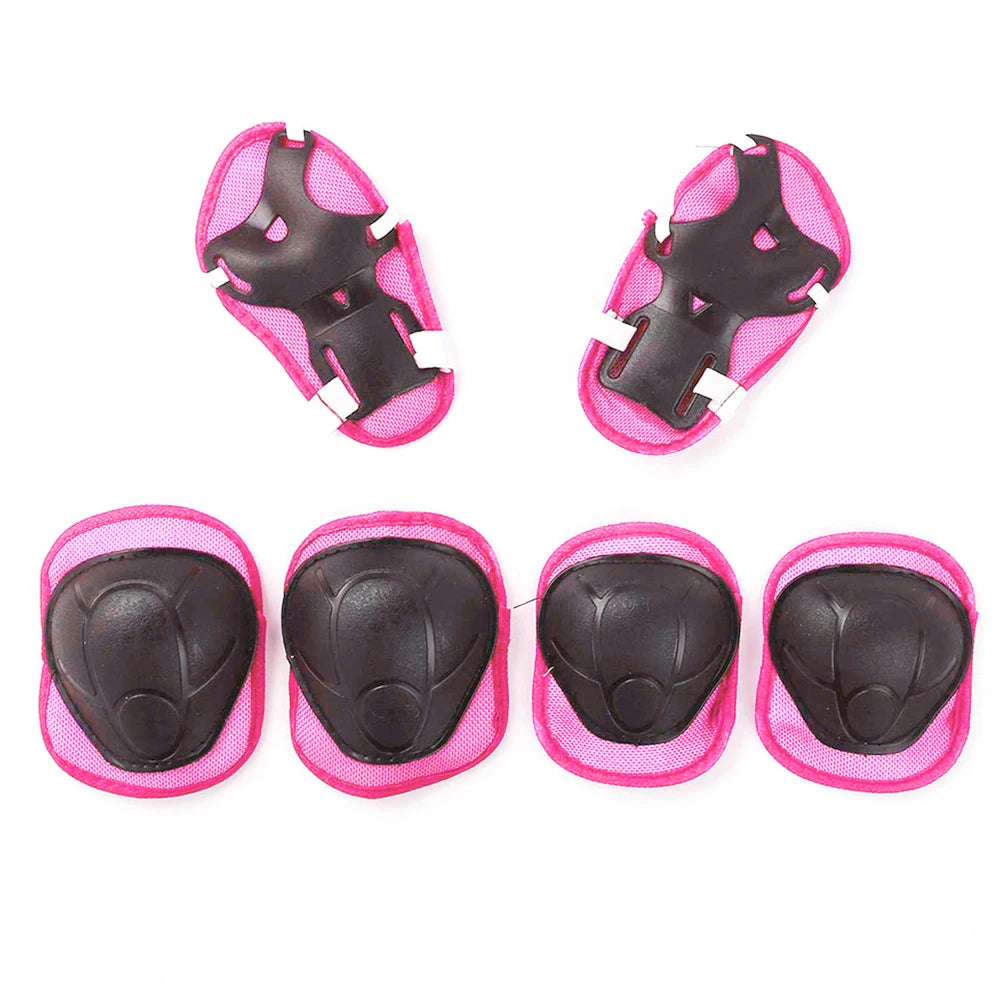 Juego de equipo de protección para niños de 7 piezas, rodilleras, muñequeras, coderas, para bicicleta, patineta, patinaje sobre hielo, protector de rodilla, seguridad deportiva.