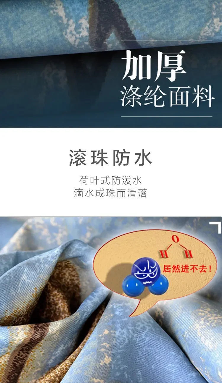 Shower Curtains 180cm Floral Print Elegant with Grommets Curtain for Bathroom Waterproof Fabric with Hooks Decorative Spa Hotel