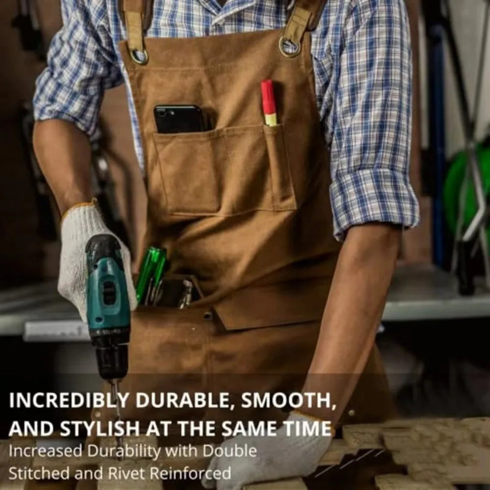 Thickened Waterproof Canvas Apron