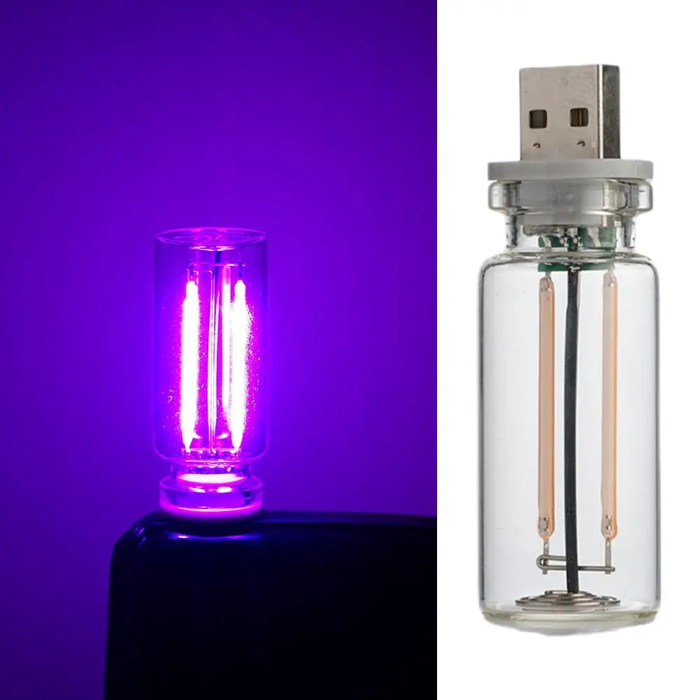 Decora herramientas USB táctil Control noche LED Luz Ambiente Lámpara incandescente Filamento LED Bombilla Decoración de dormitorio DIY