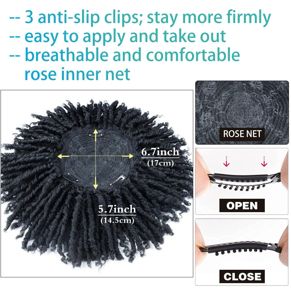 Faux Locs Hair Topper