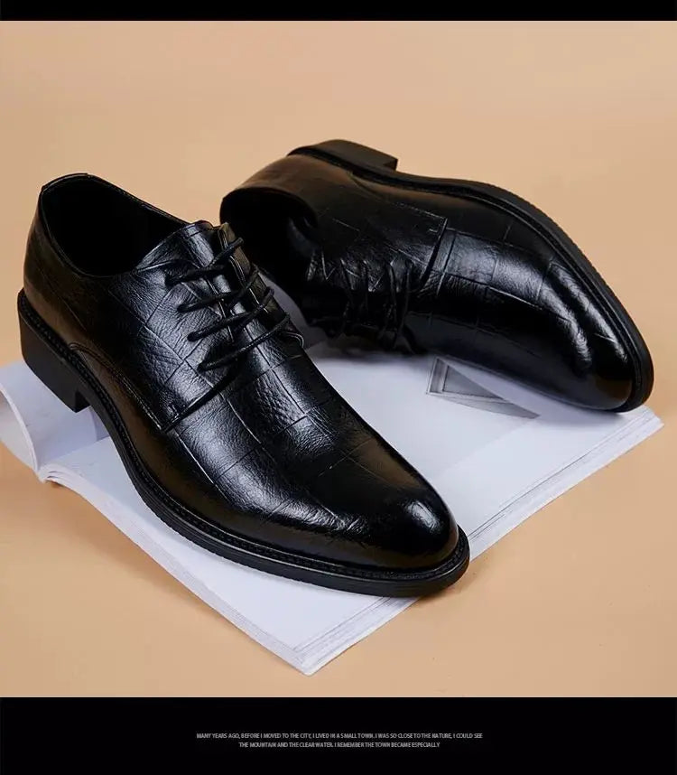 Nuevos Zapatos de Traje Negro para Hombre Fiesta Zapatos de Vestir para Hombre Cuero Italiano Zapatos Hombre Zapatos Formales Hombre Oficina Sapatos Sociales Masculino