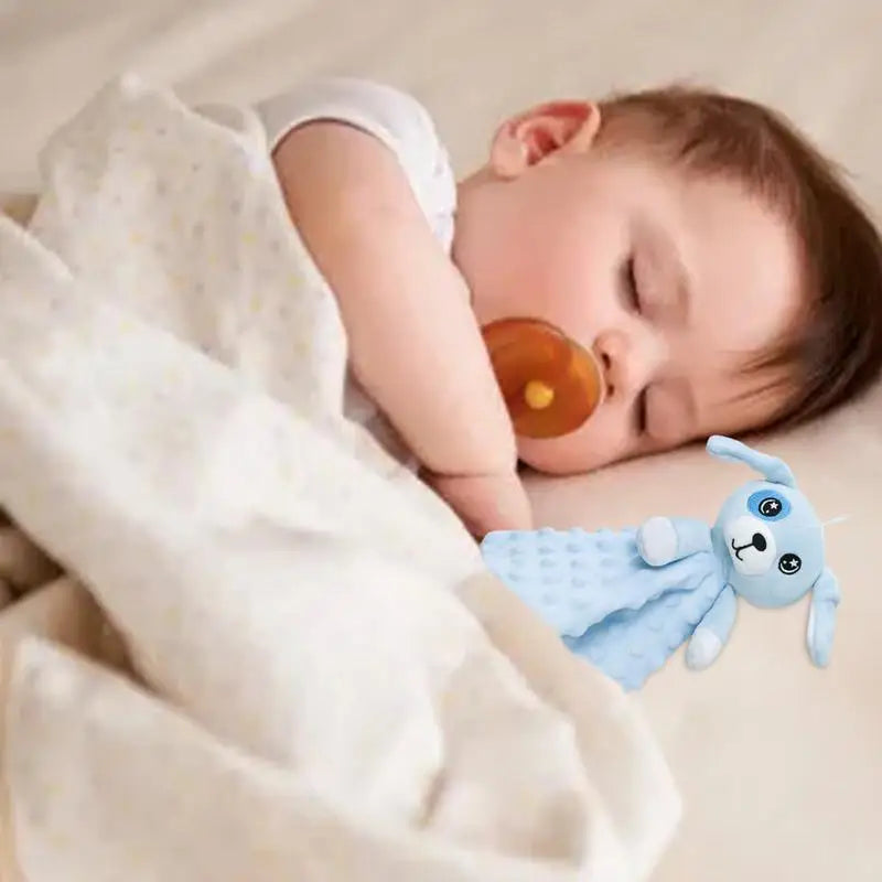 Manta de seguridad de peluche para niña, manta de peluche suave para niños, juguete de peluche unisex para niños y niñas