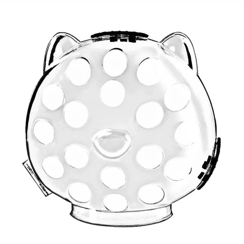 Kattehodetrekk Bærbart Gjennomsiktig Forhindrer Biting og Kloring Pustende Sikker Reise Kattebæreveske Katter Kjæledyrprodukter