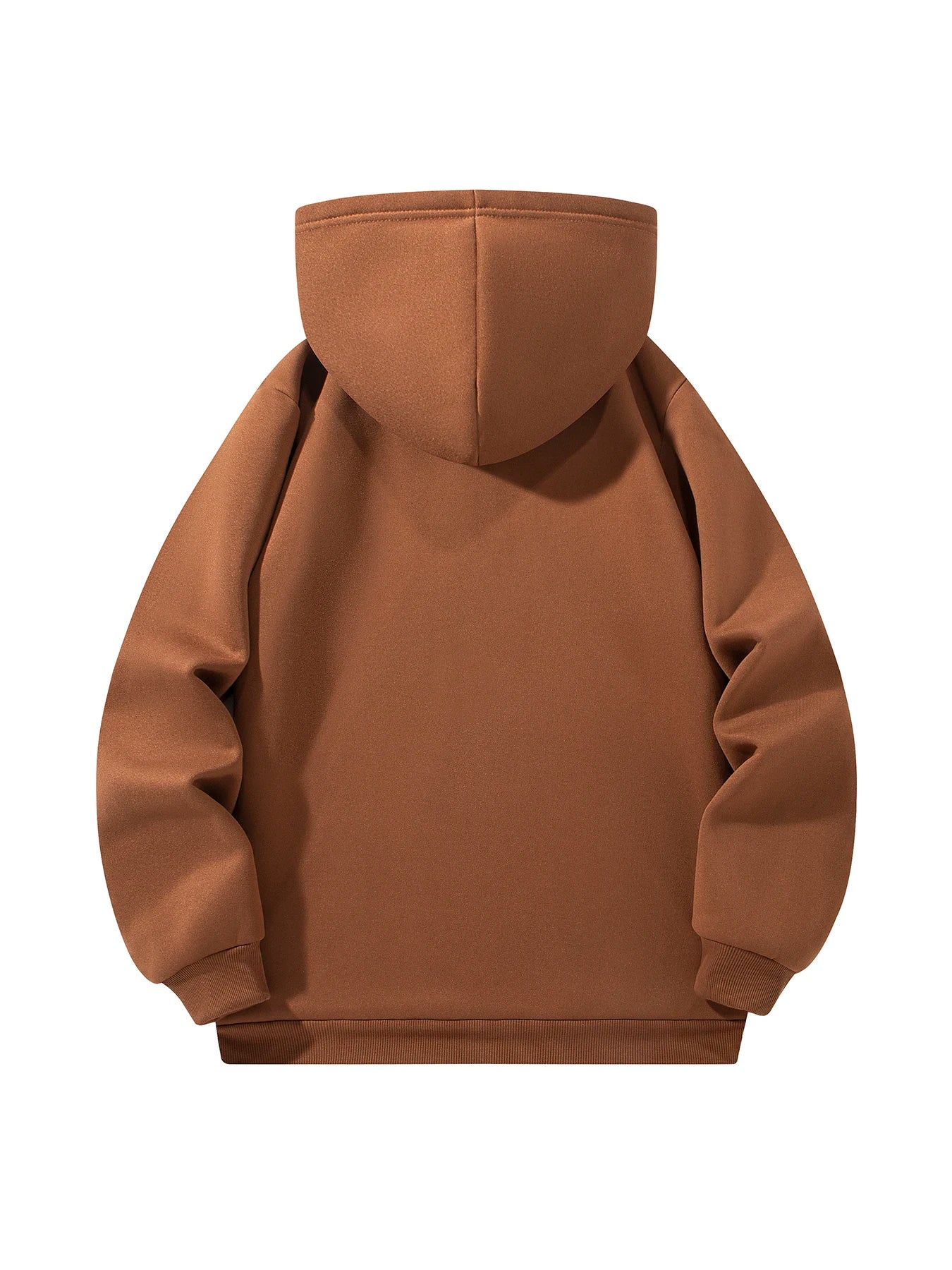 Sudadera casual para hombre con capucha, manga larga, cuello alto, media cremallera, jersey liso, sudadera de otoño para exteriores y ropa de calle para hombre