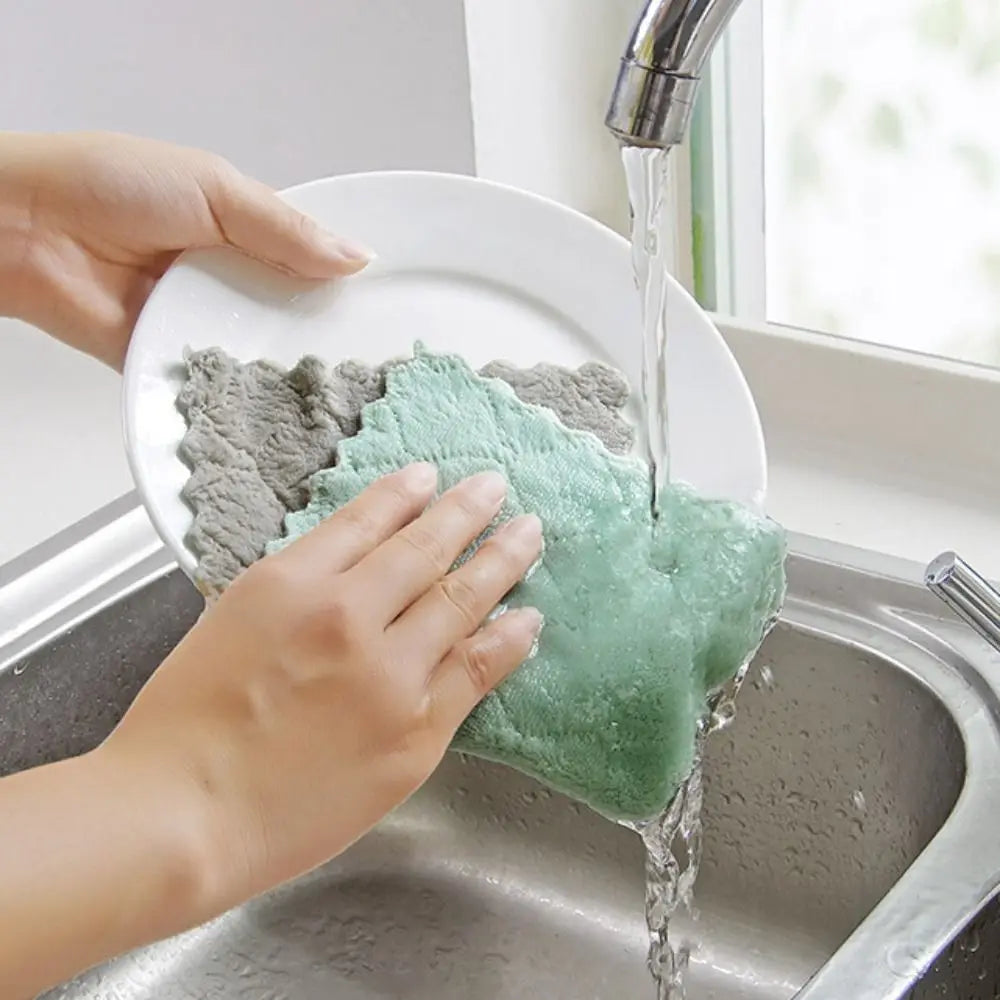 Trapos de limpieza de cocina antigrasa, paño de limpieza de microfibra súper absorbente y eficiente, toalla de limpieza de cocina para el hogar
