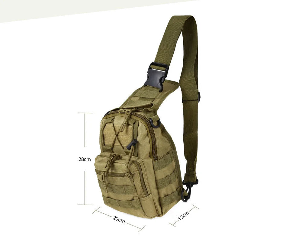 Mochila táctica de hombro Rover EDC para exteriores CCW, bandolera impermeable para senderismo, camping, bolsa de tiro oculta, mochila de caza