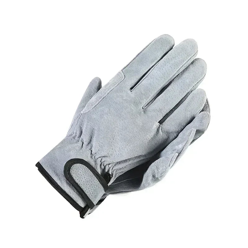 Guantes de trabajo Guantes de cuero para soldar Protección de seguridad para jardinería deportes motocicleta Conducción Resistentes al desgaste Aislamiento térmico