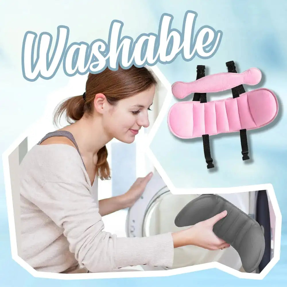 Soporte de cabeza para niños para reposacabezas de coche, posicionadores de sueño para cuello, almohada ajustable para asiento de coche para bebés y niños, almohadas suaves fijas para dormir