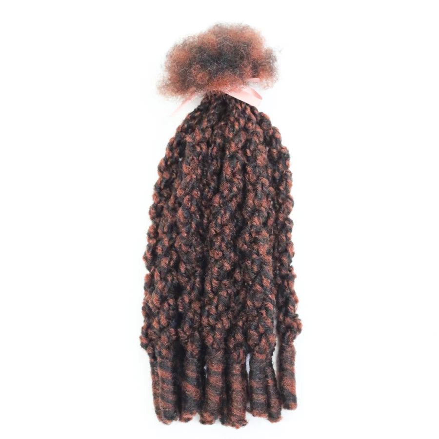1 Pack 12 Strands Double Twisting Black Synthetic Twist Hair Braids 14 Inch Soft Knotless Crochet Locs for Weave Extensions
