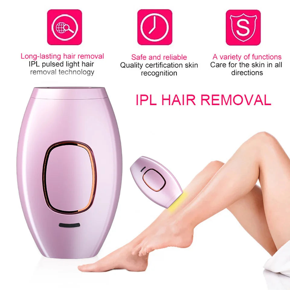 Depiladora Láser IPL Corporal para Bikini, Depilación Láser para Mujeres, Depiladora de Luz Pulsada Permanente, Depiladora Láser de Uso Doméstico