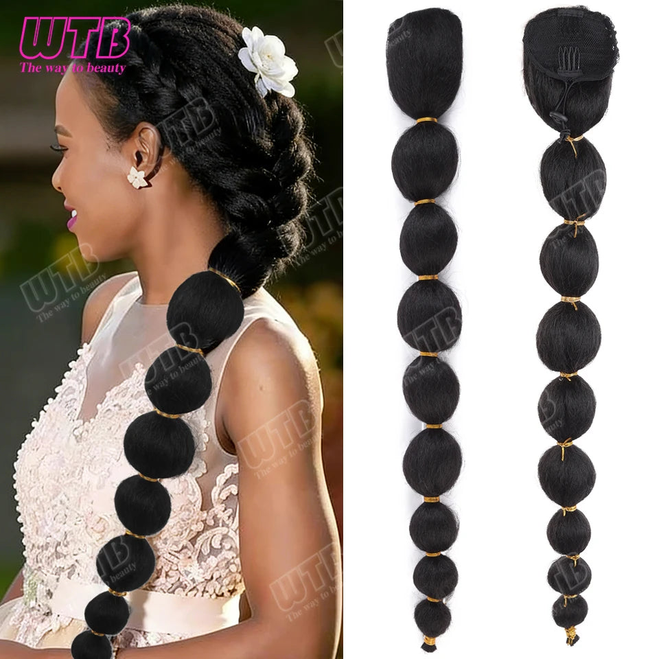 Bubble Ponytail Wig