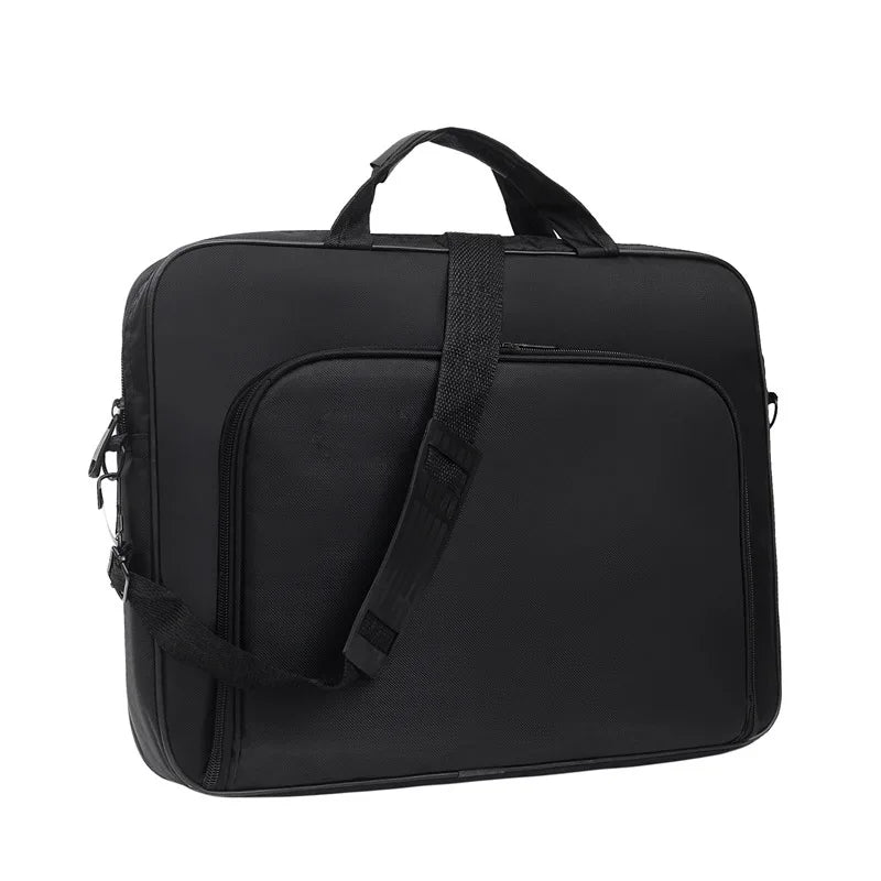 Business Laptop Bag 15.6 Inch 17 Inch Portable Nylon Computer Handbags Laptop Shoulder Simple Style Handbag Zipper Shoulderbag