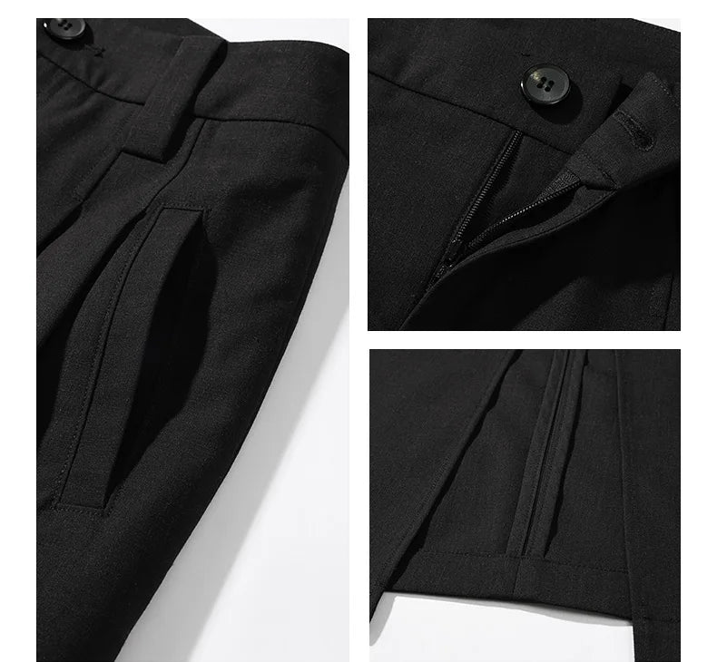 Conjunto de dos piezas de top y falda sin mangas para mujer, corte delgado, top con bajo dividido y falda maxi recta, conjunto elegante a juego de verano