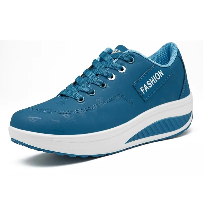 Zapatillas de moda para mujer, zapatos vulcanizados, calzado plano de alta calidad para mujer, para caminar, con plataforma, tallas grandes, Zapatillas Mujer