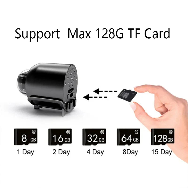Cámara de seguridad IP interior WiFi de 1080P HD con visión nocturna IR y grabadora de vídeo, monitor remoto antirrobo, cámara usb