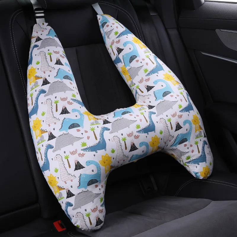Almohada ergonómica para dormir en el coche para niños pequeños, con certificación de seguridad, soporte universal para el cuello para viajar