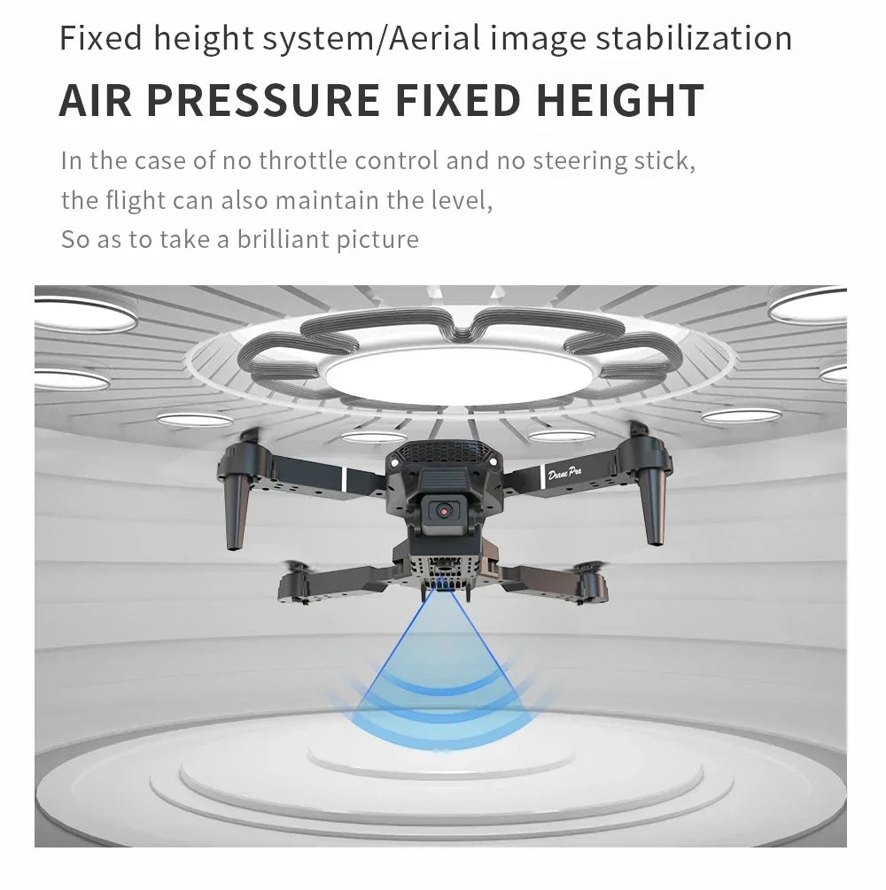 Dron profesional mini de control remoto E88 4K HD con cámara aérea WiFi FPV, cuadricóptero plegable, helicóptero RC, juguete para niños, regalo