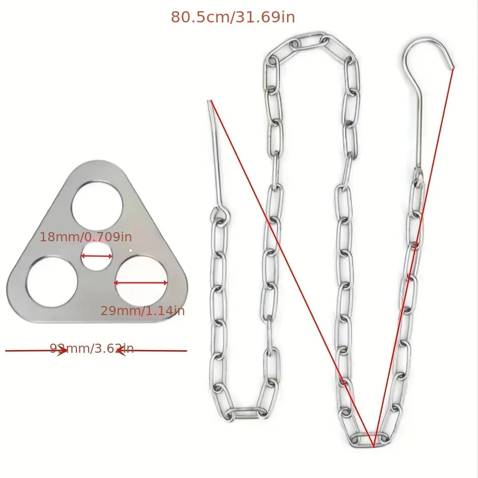 Equipo y material de camping portátil Rejilla colgante de trípode para barbacoa desmontable para exteriores Juego de accesorios para cocinar en fogata