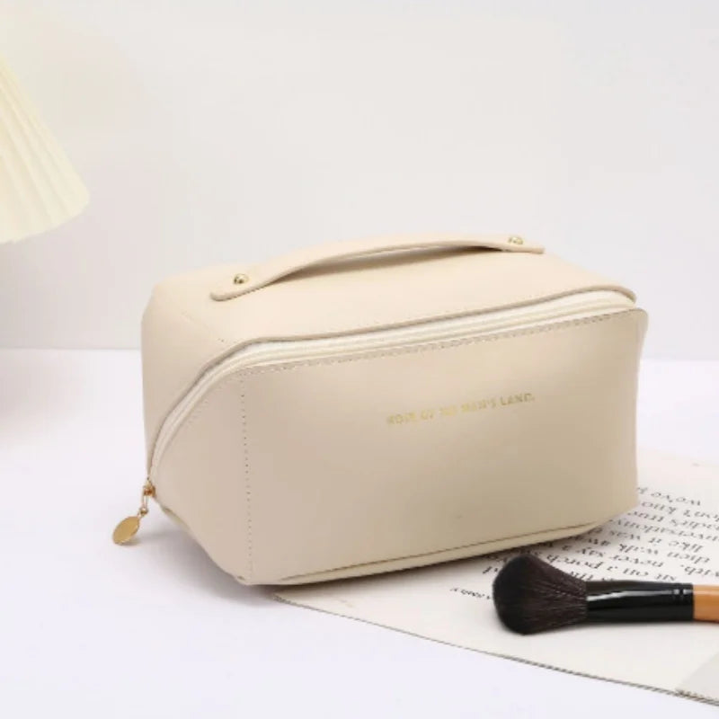 Neceser de Maquillaje para Mujer, Estuche de Maquillaje, Bolsa de Almacenamiento, Caja de Lujo para Mujer, Bolsa Organizadora de Cosméticos con Cremallera para Viajes, Regalo de Navidad