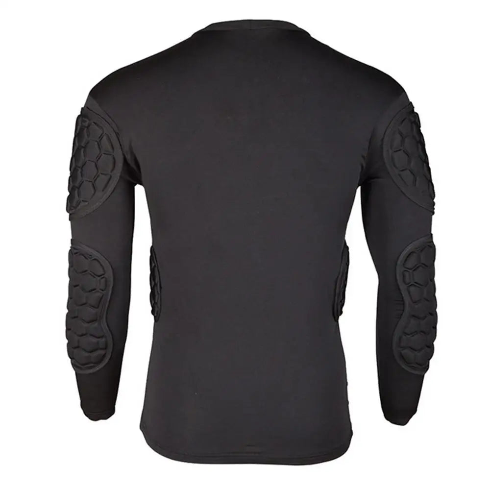 Protección de seguridad deportiva, equipo grueso, camiseta de portero de fútbol, camisetas de fútbol para exteriores, chaleco protector acolchado para codos