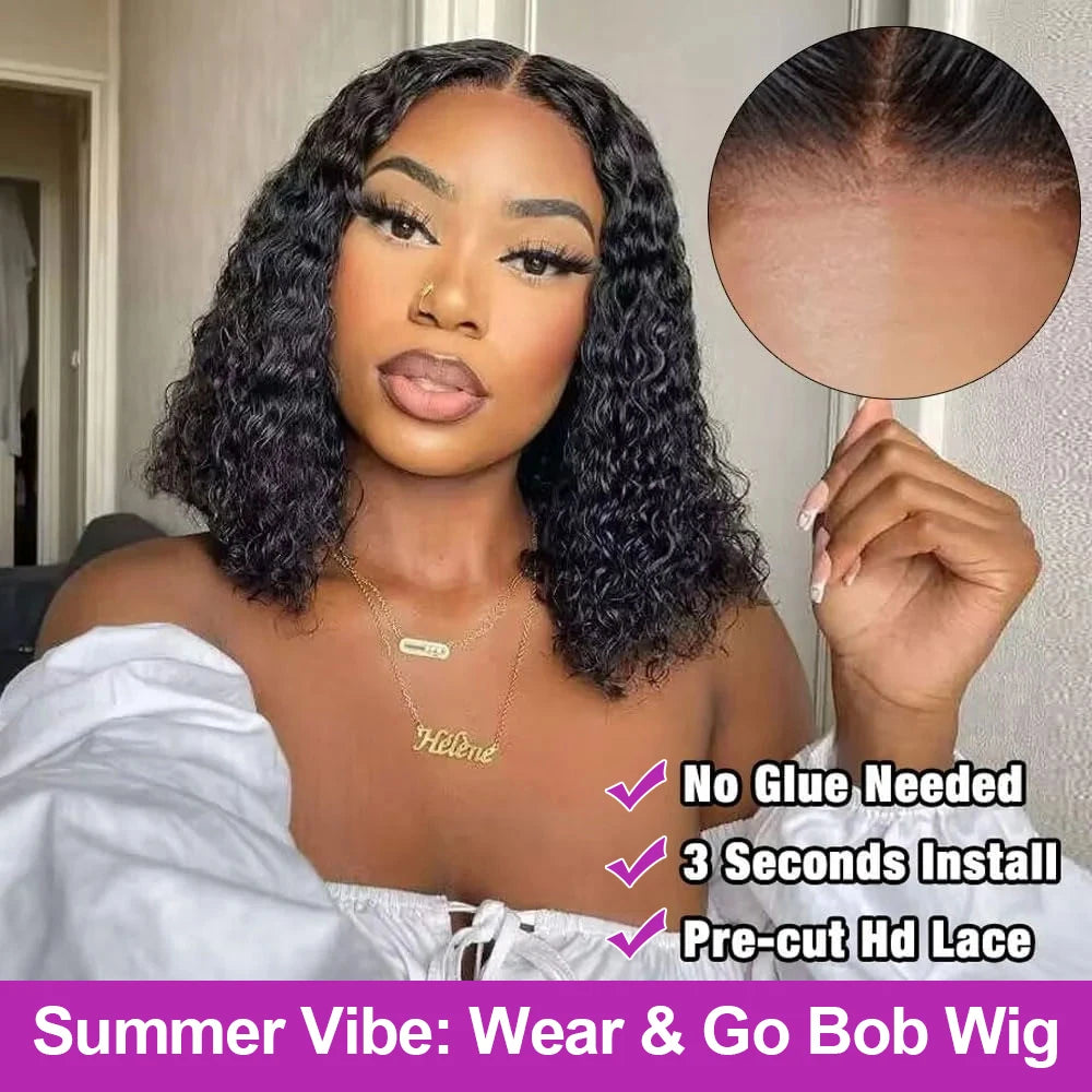 Deep Wave Bob Wig