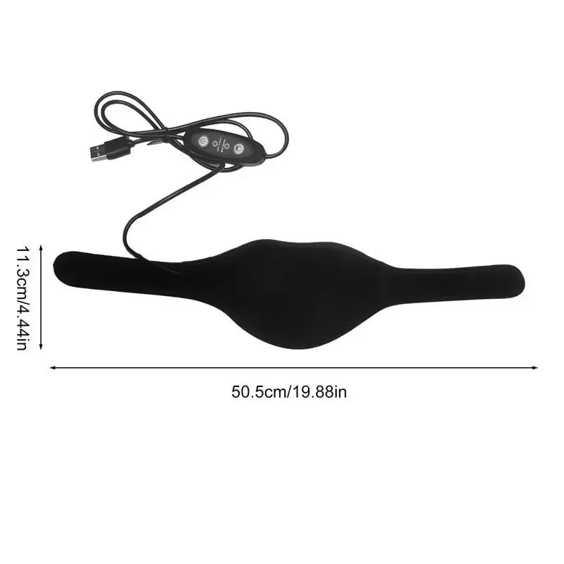 Almohadilla eléctrica de calentamiento para cuello y hombros, almohadilla térmica para cuello y hombros, 5 modos de temperatura, USB ajustable, calentamiento para cuello