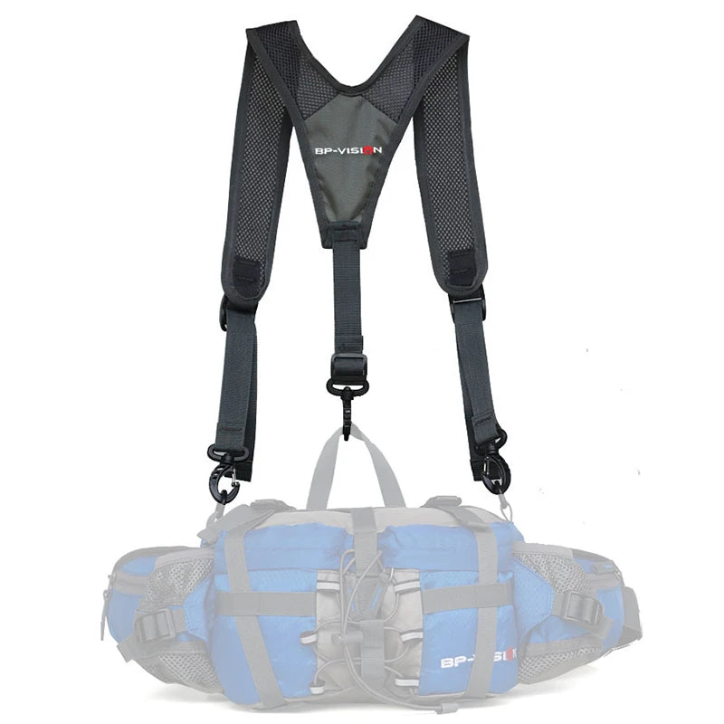 Hiking Strap Ergonomics Back Bear Polyamide Breathable Straps For Running Adjustable Buckle Outdoor Camping Accessories NEW