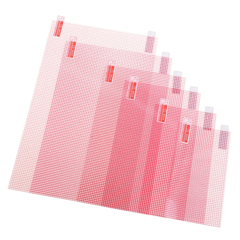 Lot de 2 films de protection d'écran universels pour smartphone, tablette, GPS, 5/6/7/8/9/10 pouces, anti-poussière et anti-rayures