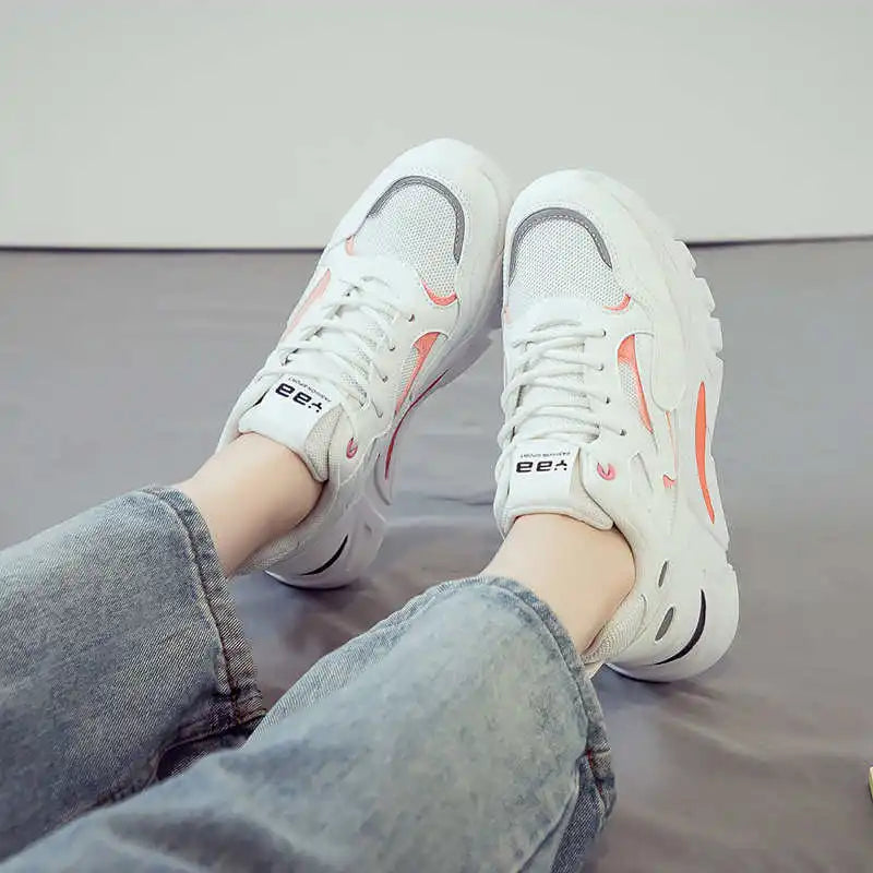 Round Foot Parkside Woman Sneakers For Running Nursing Loafers Chinese Shoes Sports Entertainment Sheos Raning Shouse