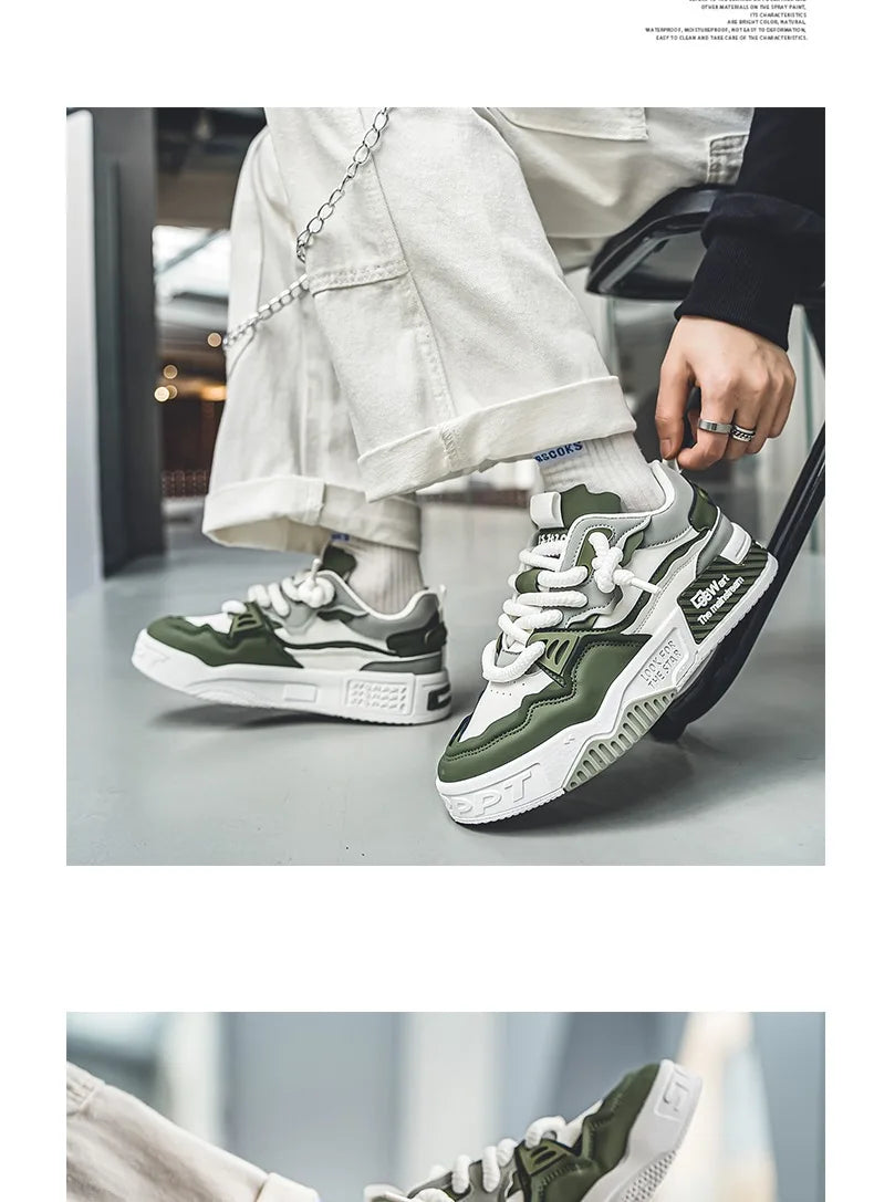 Zapatos de hombre, zapatillas de moda para hombre, zapatillas de correr de otoño de nueva marca, cómodas, con suela blanda, Tenis Masculino